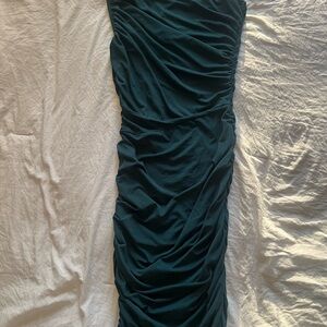 PrettyLittleThing Teal Maxi Dress